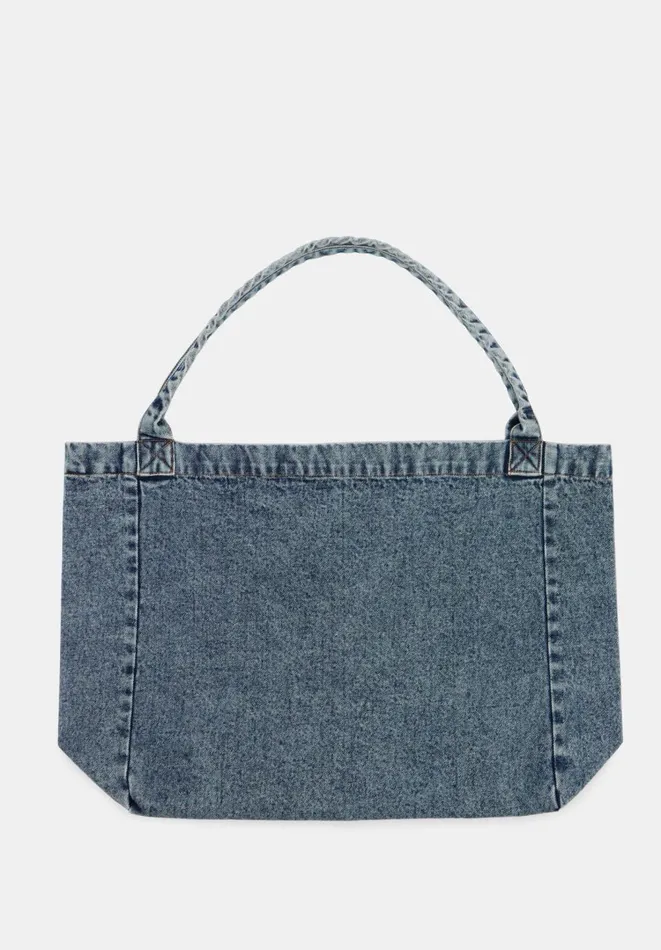 Hush Bags Women Britney Denim Tote Bag Blue Denim