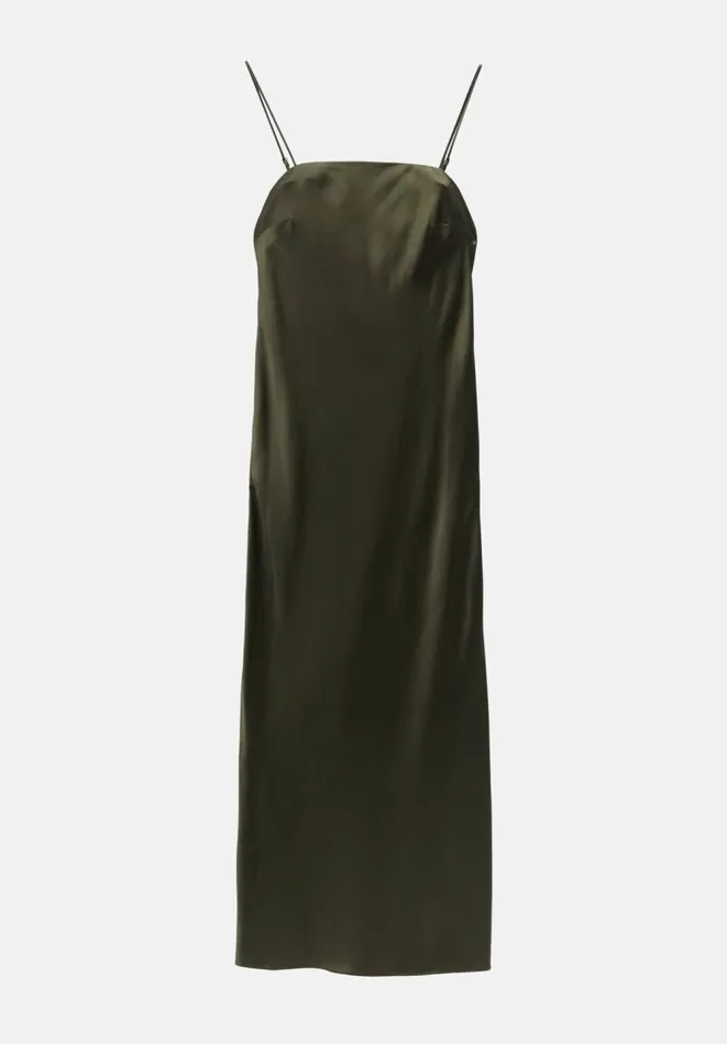 Hush Dresses Women Alessandra Slip Midi Dress Forest Green Hush Dresses Women Alessandra Slip Midi Dress Forest Green