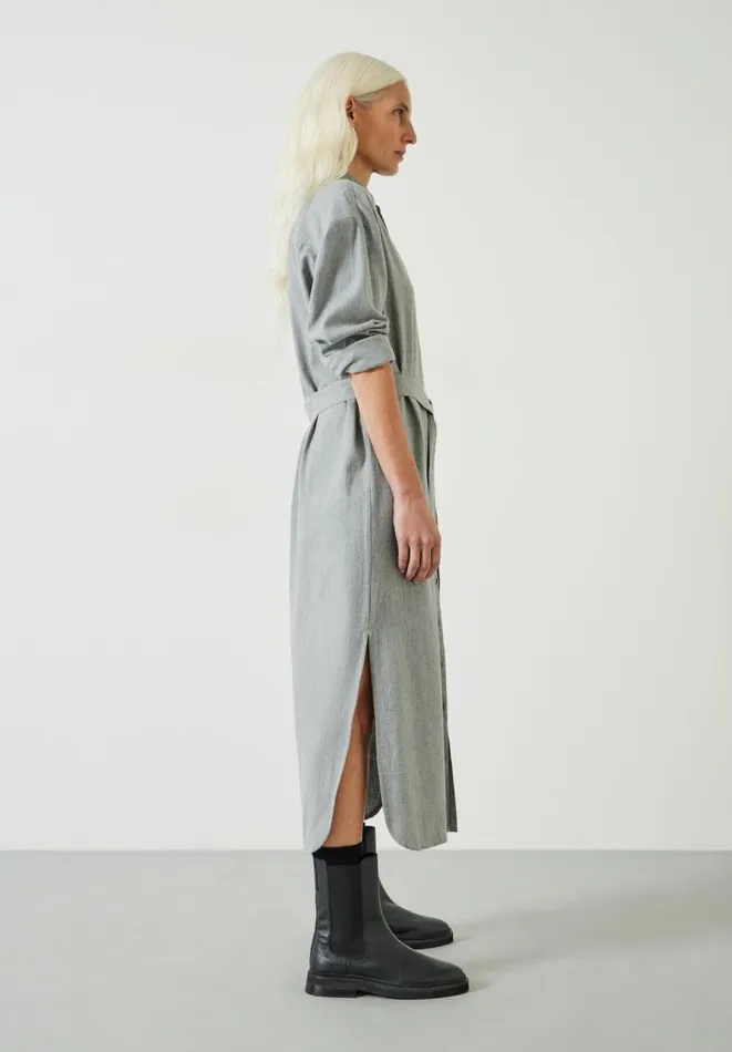 Hush Dresses Women Alexa Maxi Shirt Dress Grey Marl Hush Dresses Women Alexa Maxi Shirt Dress Grey Marl