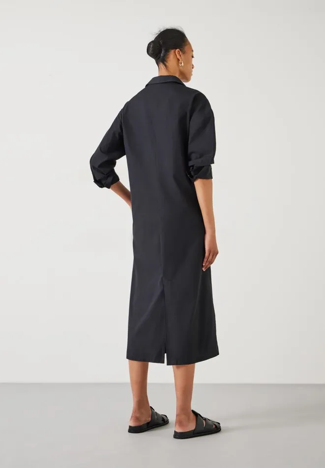 Hush Dresses Women Freddie Maxi Shirt Dress Black Hush Dresses Women Freddie Maxi Shirt Dress Black