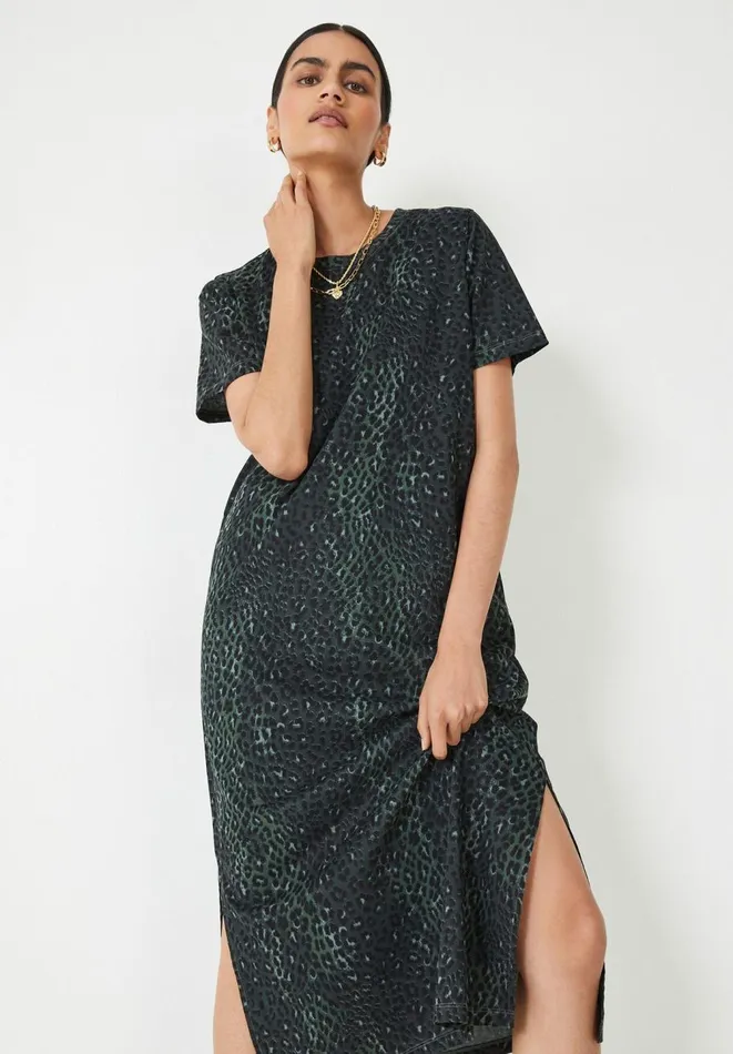 Hush Dresses Women Jamie Dress Ombre Leopard 8211 Khaki