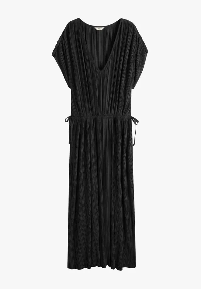 Hush Dresses Women Jodie Plisse Midi Dress Black