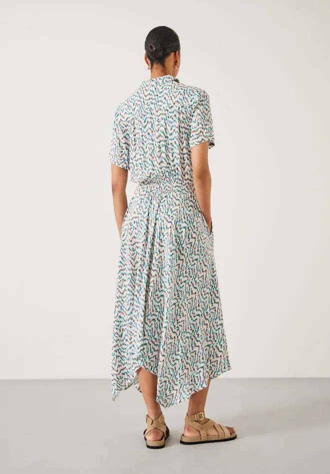 Hush Dresses Women Kensington Shirt Dress Digital Ikat Multi Hush Dresses Women Kensington Shirt Dress Digital Ikat Multi