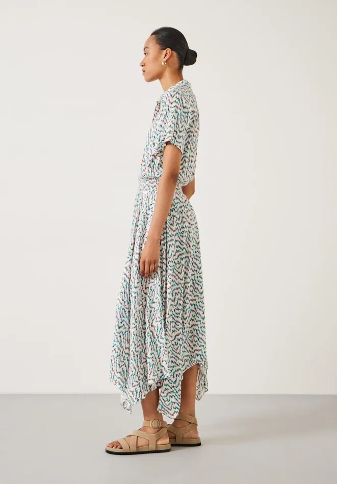 Hush Dresses Women Kensington Shirt Dress Digital Ikat Multi Hush Dresses Women Kensington Shirt Dress Digital Ikat Multi