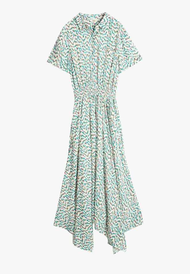 Hush Dresses Women Kensington Shirt Dress Digital Ikat Multi Hush Dresses Women Kensington Shirt Dress Digital Ikat Multi