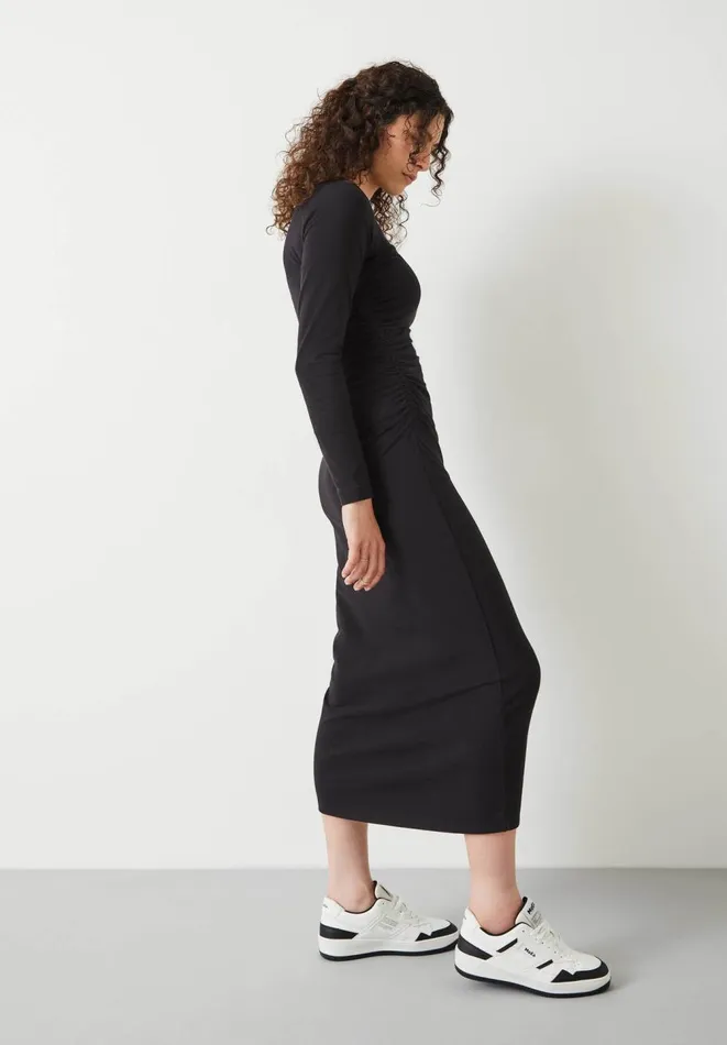 Hush Dresses Women Long Sleeve Midi Judy Dress Black Hush Dresses Women Long Sleeve Midi Judy Dress Black