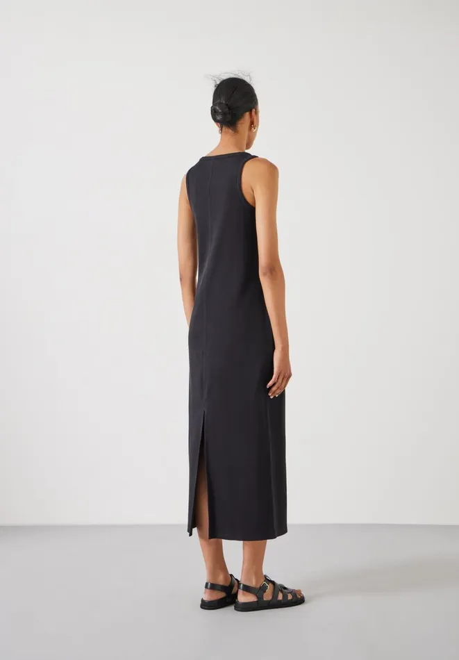 Hush Dresses Women Riley Ribbed Maxi Dress Black Hush Dresses Women Riley Ribbed Maxi Dress Black