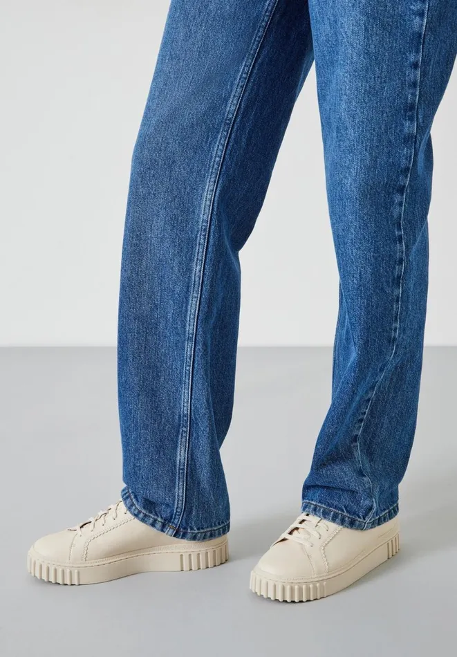 Hush Flats Women Clarks Mayhill Walk Leather Shoes Cream Hush Flats Women Clarks Mayhill Walk Leather Shoes Cream