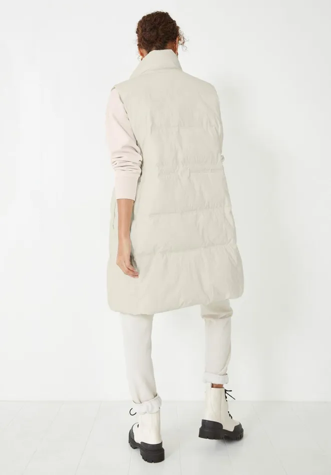 Hush Jackets and Coats Women Linden Padded Gilet Ecru Hush Jackets and Coats Women Linden Padded Gilet Ecru