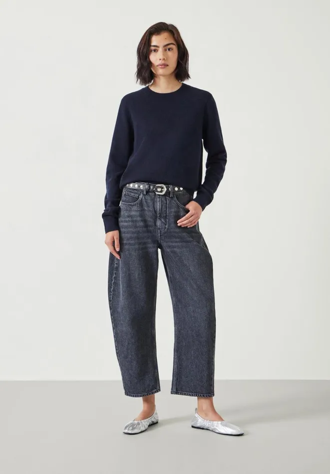 Hush Jumpers and Cardigans Women Ivy Fine Merino Crew Jumper Navy Hush Jumpers and Cardigans Women Ivy Fine Merino Crew Jumper Navy