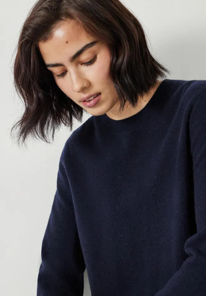 Hush Jumpers and Cardigans Women Ivy Fine Merino Crew Jumper Navy Hush Jumpers and Cardigans Women Ivy Fine Merino Crew Jumper Navy