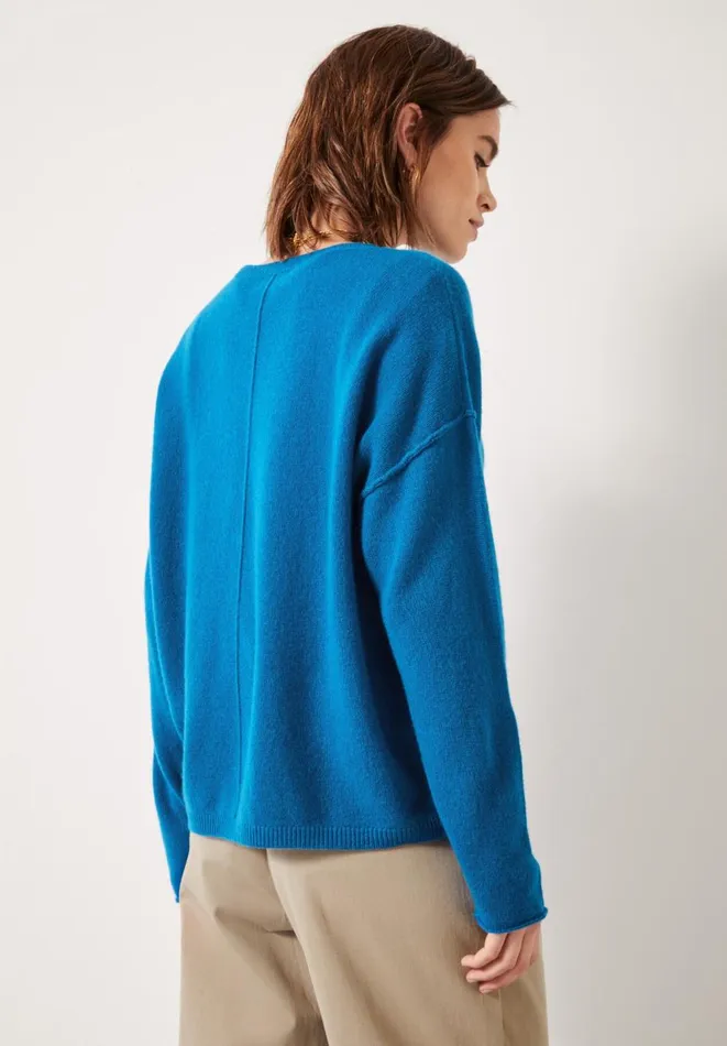 Hush Jumpers and Cardigans Women Saphira Cashmere Jumper Ocean Blue