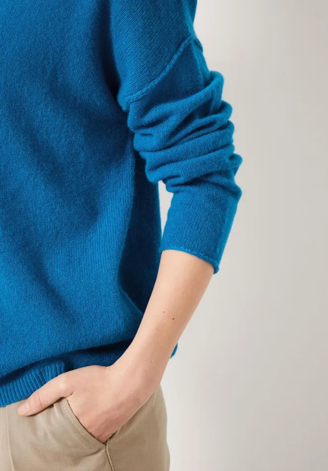 Hush Jumpers and Cardigans Women Saphira Cashmere Jumper Ocean Blue