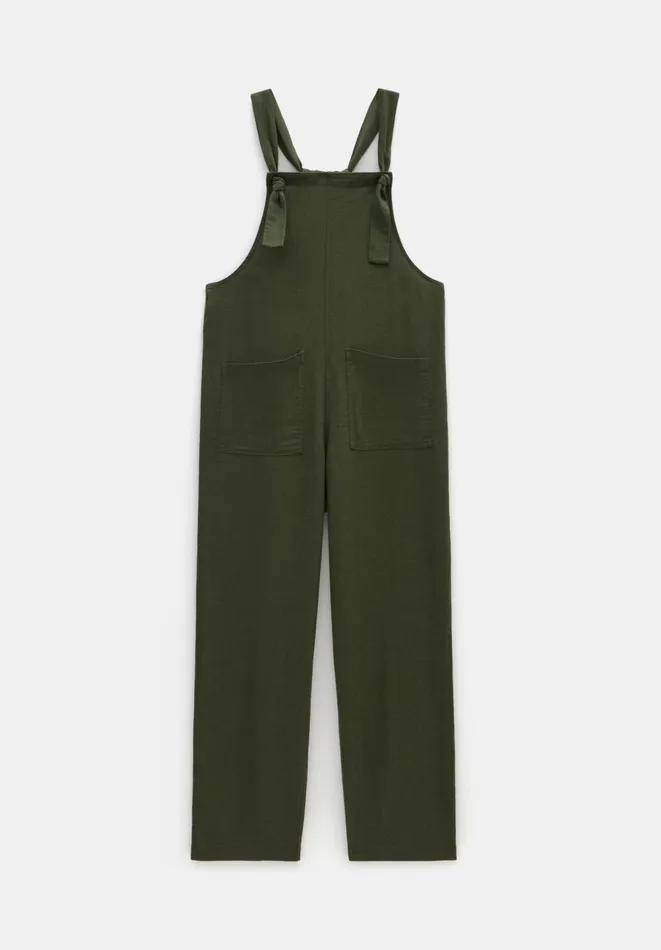 Hush Jumpsuits Women Linen Summer Dungarees Olive Hush Jumpsuits Women Linen Summer Dungarees Olive