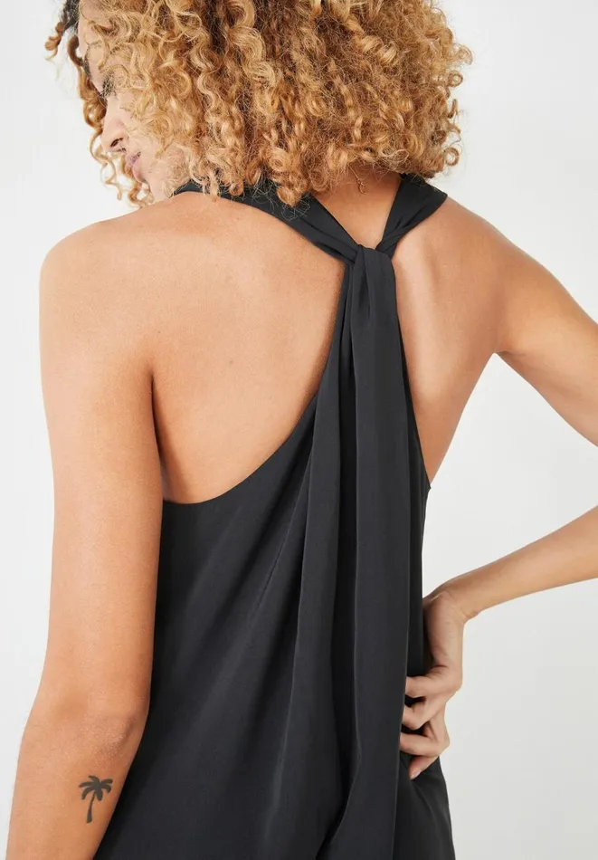 Hush Jumpsuits Women Twist Back Jumpsuit Black Hush Jumpsuits Women Twist Back Jumpsuit Black