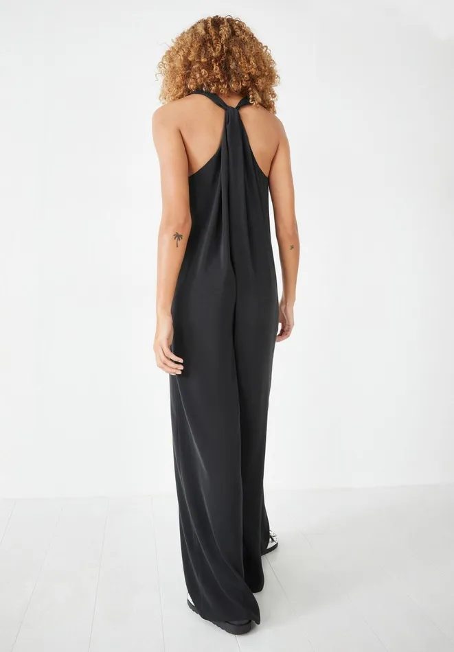 Hush Jumpsuits Women Twist Back Jumpsuit Black Hush Jumpsuits Women Twist Back Jumpsuit Black