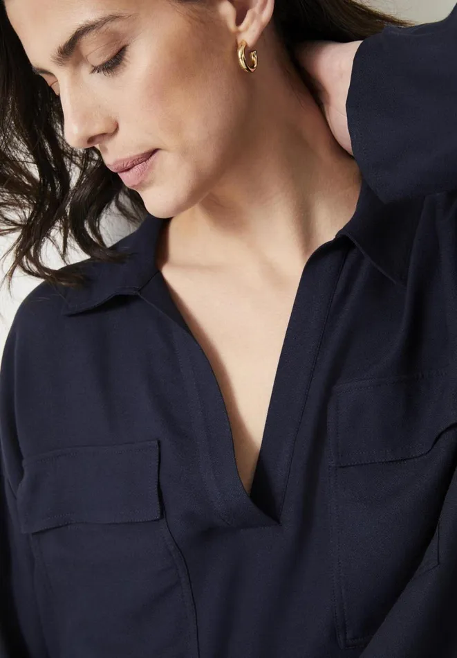 Hush Shirts and Blouses Women Kaz Pocket Shirt Midnight Navy