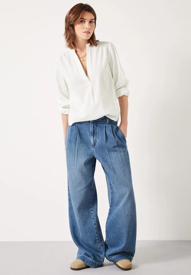 Hush Shirts and Blouses Women Maddy Cotton Shirt White