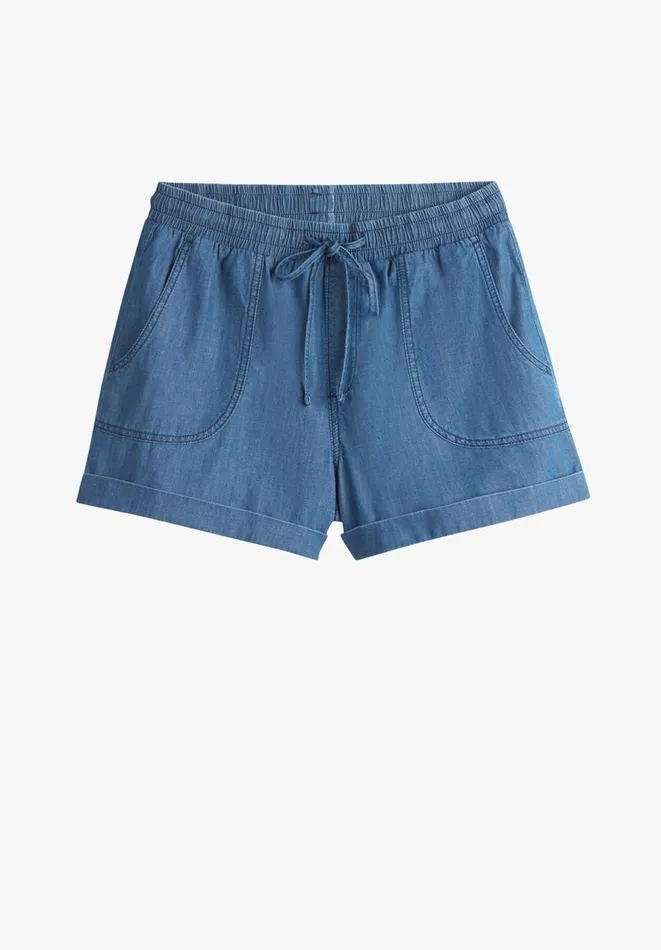 Hush Shorts Women Marseille Chambray Shorts Mid Authentic Wash Hush Shorts Women Marseille Chambray Shorts Mid Authentic Wash