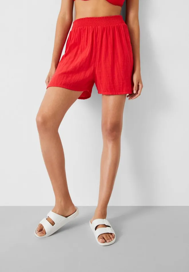 Hush Shorts Women Mira Beach Shorts Redcoat