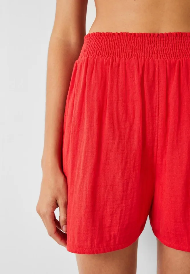 Hush Shorts Women Mira Beach Shorts Redcoat