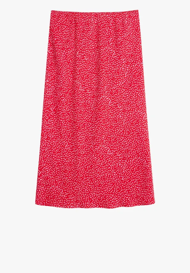 Hush Skirts Women Ayana Knee Length Skirt Mini Mark Red