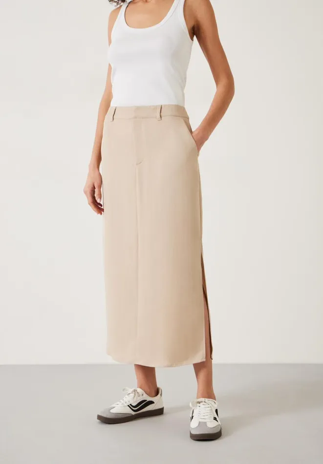Hush Skirts Women Heidi Midi Skirt Sand