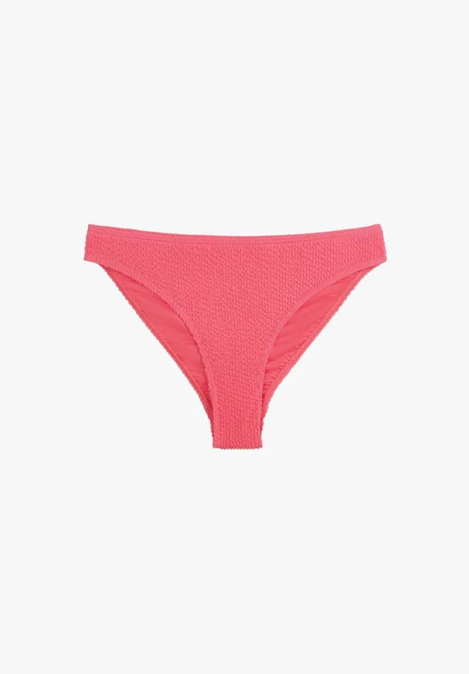 Hush Swimwear and Beachwear Women Textured High Leg Bikini Bottoms Pink Hush Swimwear and Beachwear Women Textured High Leg Bikini Bottoms Pink