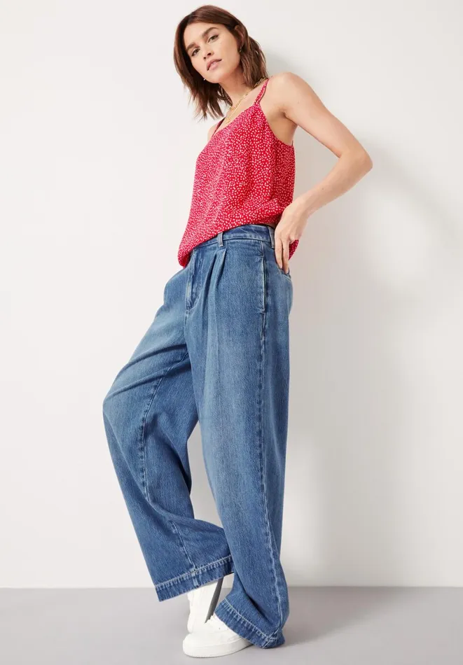 Hush Tops and Tshirts Women Amalia Double Strap Cami Mini Mark Red