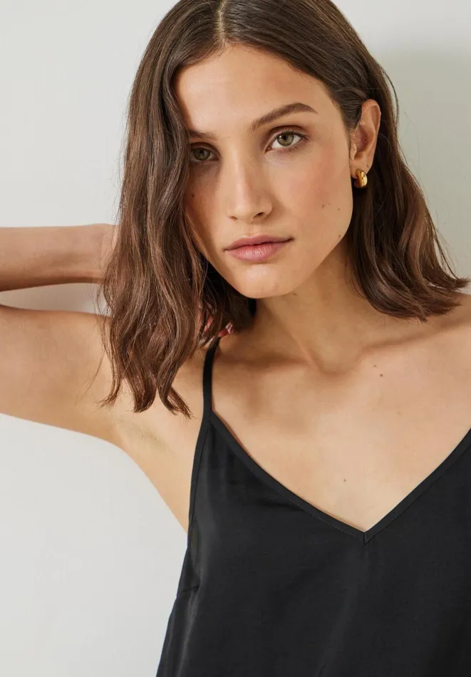 Hush Tops and Tshirts Women Essential Cami Black Hush Tops and Tshirts Women Essential Cami Black