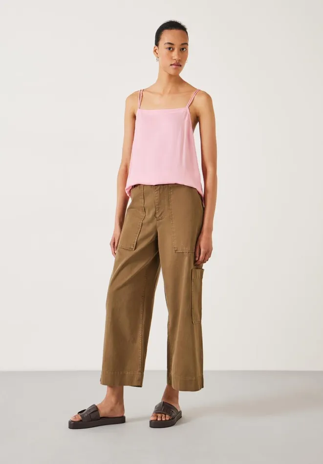 Hush Tops and Tshirts Women Krista Relaxed Double Strap Cami Peach Pink Hush Tops and Tshirts Women Krista Relaxed Double Strap Cami Peach Pink