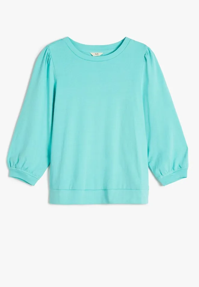 Hush Tops and Tshirts Women Mimi Puff Sleeve TShirt Spearmint Ocean