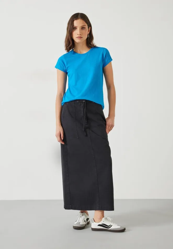 Hush Tops and Tshirts Women Slim Fit Crew TShirt Ocean Blue Hush Tops and Tshirts Women Slim Fit Crew TShirt Ocean Blue