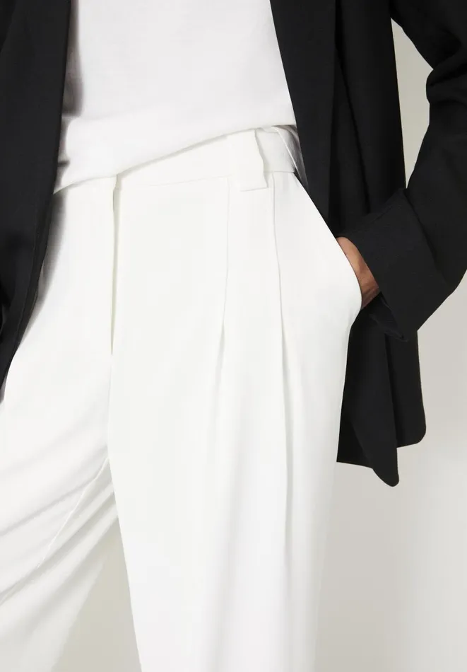 Hush Trousers Women Ellis High Waist Trousers Ecru