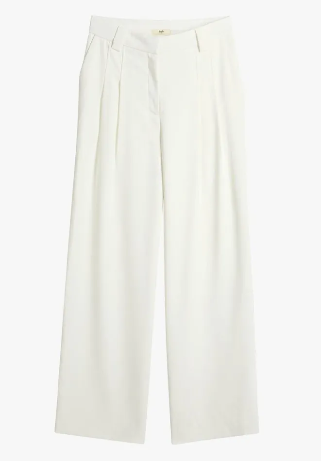 Hush Trousers Women Ellis High Waist Trousers Ecru