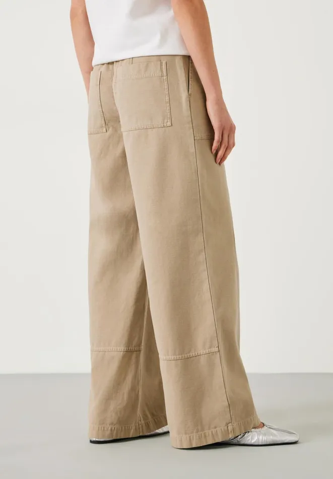 Hush Trousers Women Thea Wide Leg Trousers Soft Brown Hush Trousers Women Thea Wide Leg Trousers Soft Brown