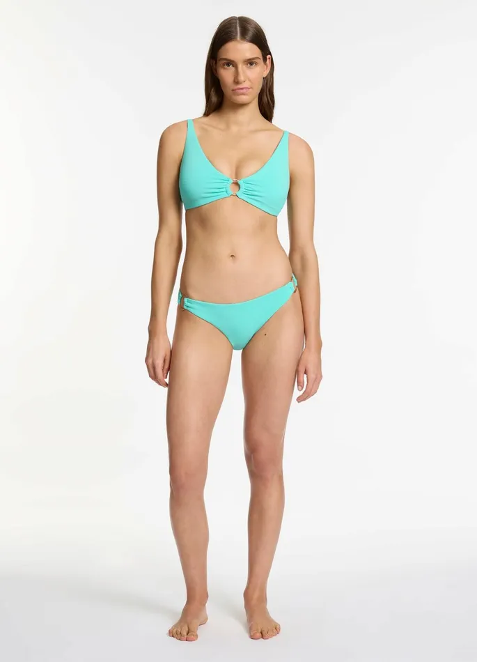 Isla Rib Trim Side Hipster Bikini Bottom Dolce Women JETS Australia Hipster Bikini Bottoms