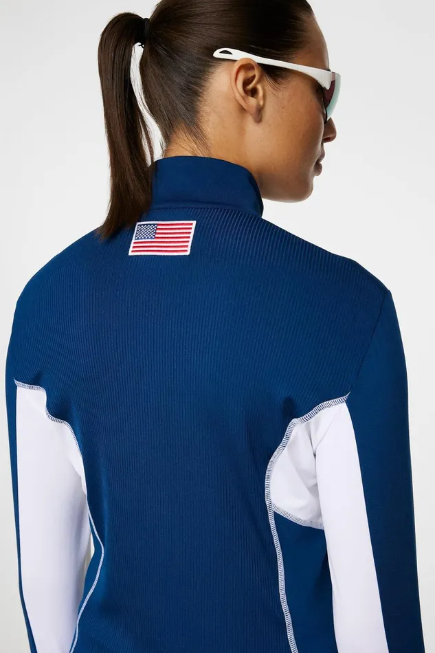 JLindeberg Base and Mid Layers Women Charlene Half Zip