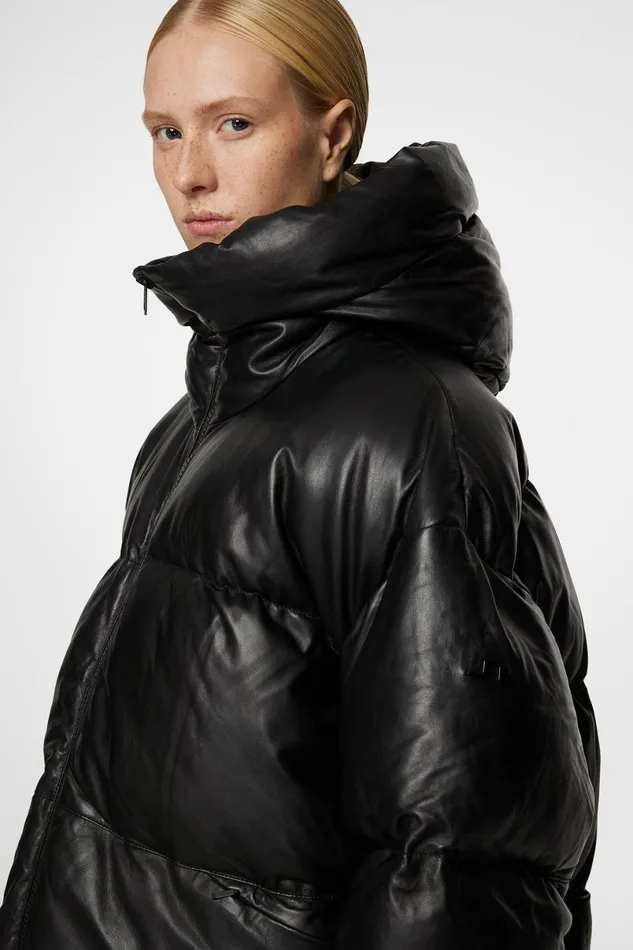 JLindeberg Jackets Women Jolene Leather Padded Jacket