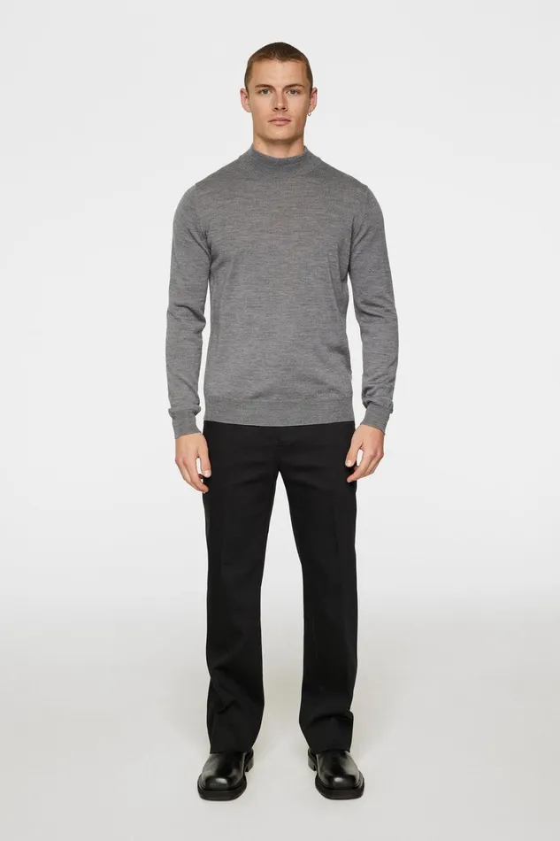 JLindeberg Knitwear Men Korman Merino Turtle Neck