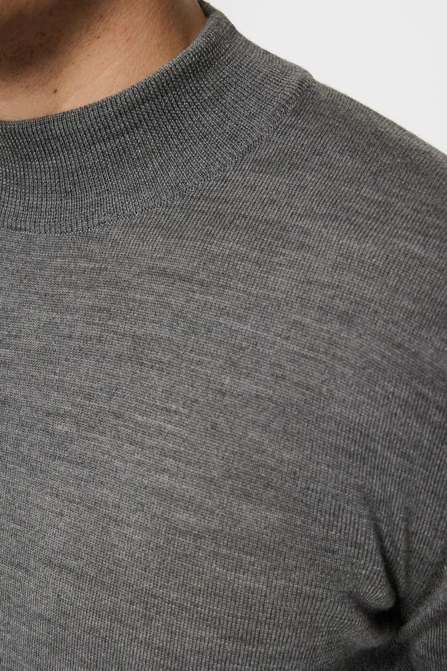 JLindeberg Knitwear Men Korman Merino Turtle Neck
