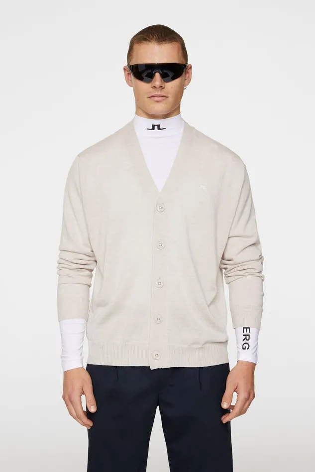 JLindeberg Knitwear Men Lucas Knitted Cardigan