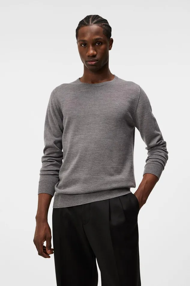 JLindeberg Knitwear Men Lyle Merino Crew Neck Sweater