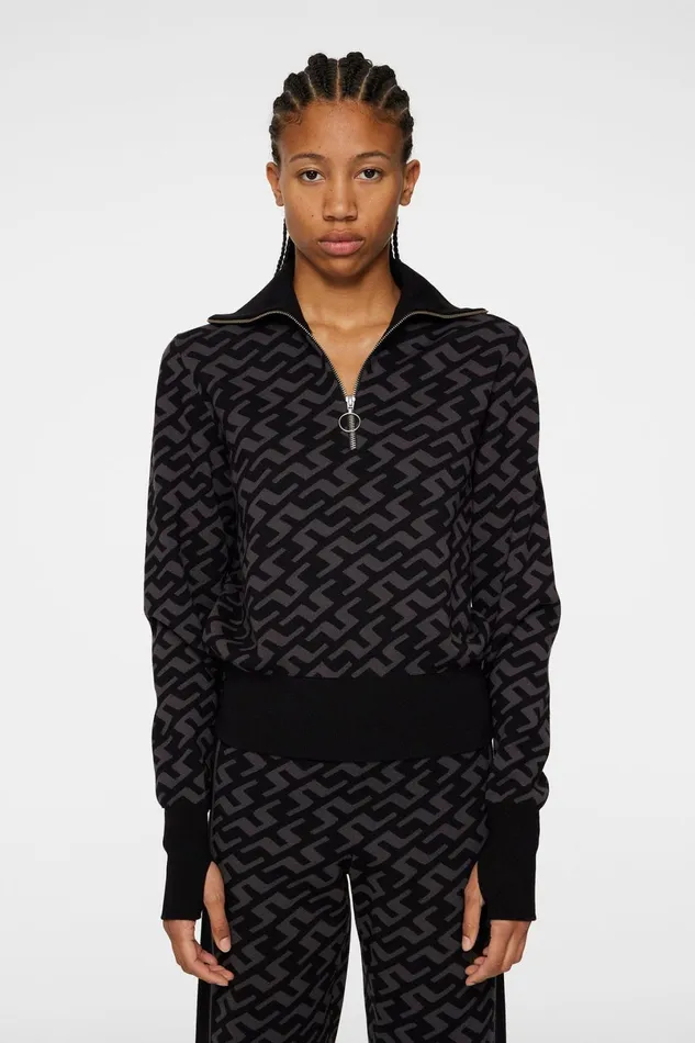JLindeberg Knitwear Women Kerla Knitted Zip Sweater