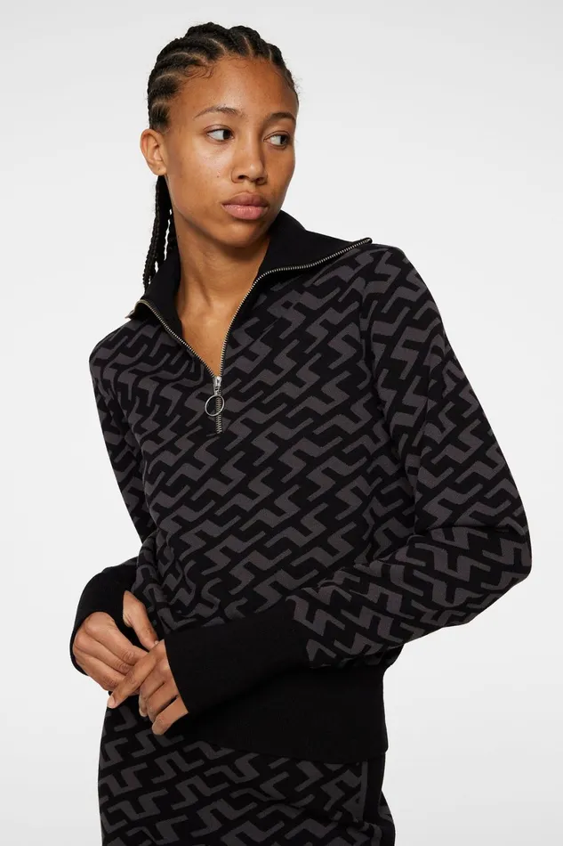 JLindeberg Knitwear Women Kerla Knitted Zip Sweater