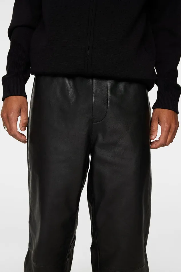 JLindeberg Trousers Men Santo Leather Track Pants