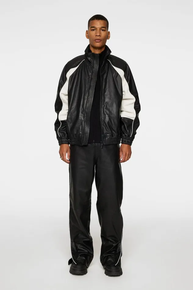 JLindeberg Trousers Men Santo Leather Track Pants