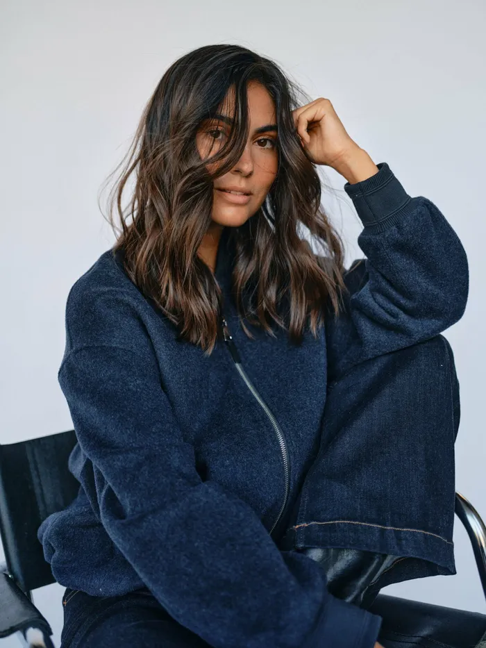 Jackets and Coats MMDumont Bomber Wool Jacket Salute Navy MOS MOSH Women