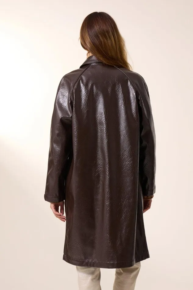 Jackets and Coats Women Leon and Harper Vahi Pl Trenchcoat Moka