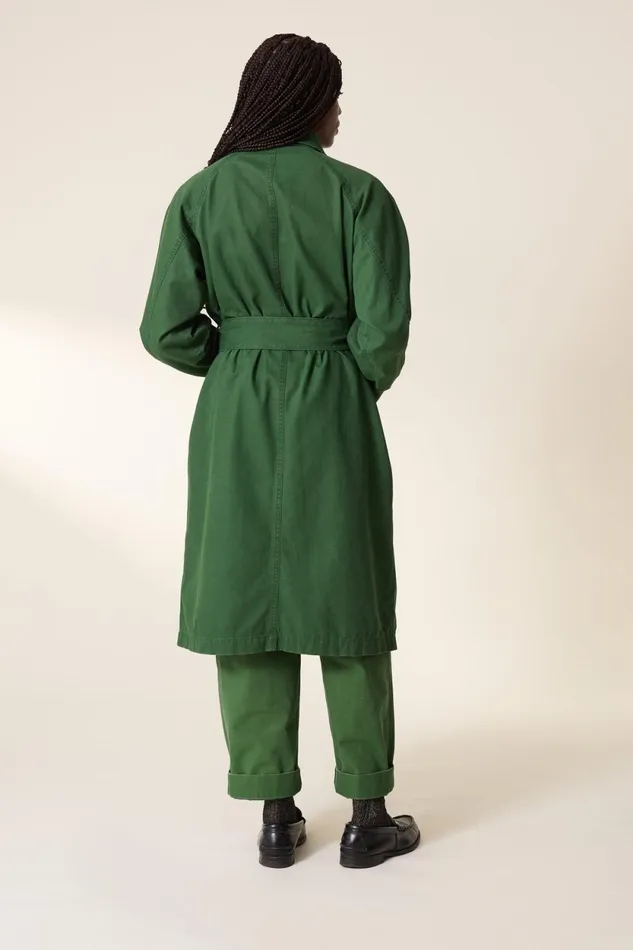 Jackets and Coats Women Leon and Harper Victorine Pln Trenchcoat Green